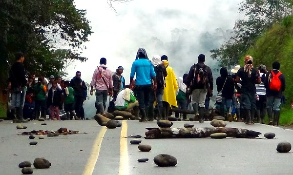 Los 14 pueblos indígenas del Putumayo llevan un mes  movilizándose por sus derechos - Foto: Territorio Tamabioy