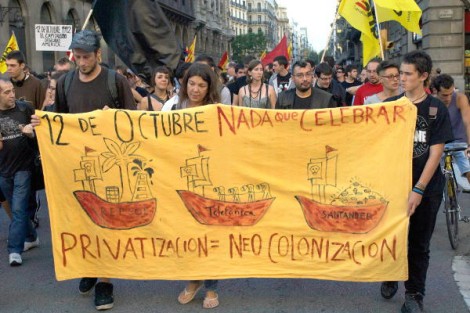 "Privatización=neocolonización" - Foto: Sara Wiederkehr