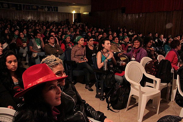 El Elcap feminista reunión a casi medio millar de activistas de la causa femenina en Bogotá - Foto: Producciones Y Milagros Agrupación Feminista AC