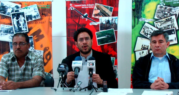 Declaraciones del Movice a cargo de Fredy Rodríguez Corrales, Iván Cepeda y Luis Jairo Ramírez - Foto: Camila Ramírez