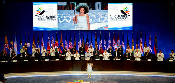 La Cumbre de las Américas en Cartagena estuvo marcada por un calculado espectáculo que no encubrió las tesiones políticas en el continente - Foto: Gobierno Federal de México