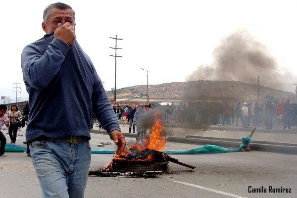 Los disturbios durante el paro nacional en Soacha demostraron las graves problemáticas sociales del municipio - Foto: Camila Ramírez