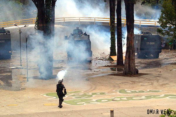 Protestas en la Universidad Nacional - Foto: Omar Vera