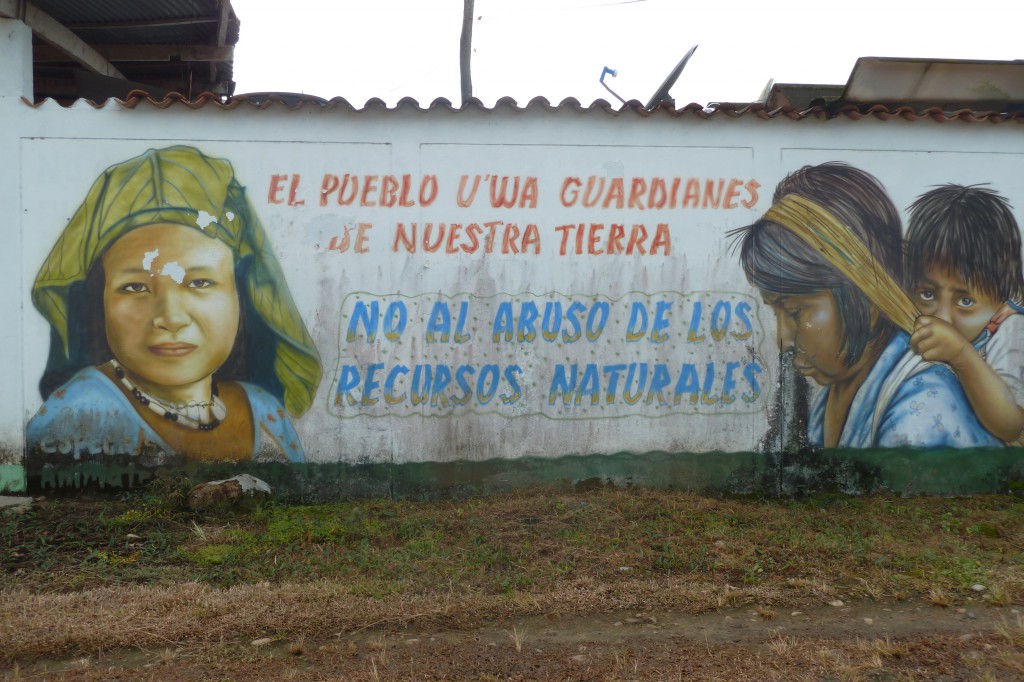 Mural de Édgar García Arenas en Cubará (Boyacá) - Foto: Marcela Zuluaga