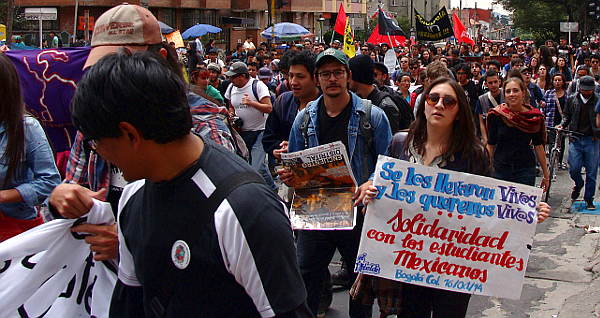 La MANE vuelve a las calles y se solidariza con los estudiantes mexicanos - Foto: Camila Ramírez