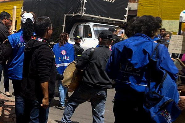 Contratistas de la Red Unidos en Bogotá