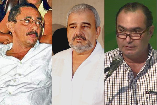 El periodista asesinado Clodomiro, William Salleg y Jorge Pretelt