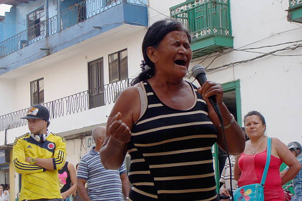 Las víctimas del nordeste antioqueño siguen luchando porque se haga justicia y porque se acabe definitivamente el paramilitarismo - Foto: Camila Ramírez