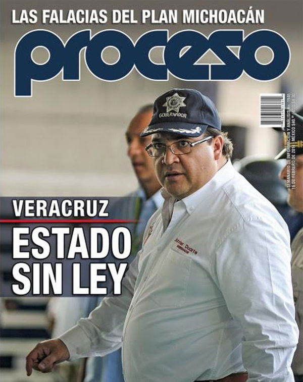 "Veracruz: estado sin ley" - Foto: Rubén Espinosa