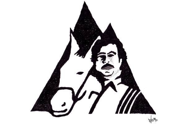 Escobar - Caricatura: Átomo Cartún.