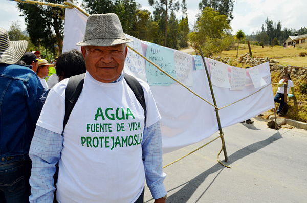 Ciudadanos de Sogamoso y otros municipios de Bogotá se oponen a la expansión minera en Boyacá - Foto: Pablo Bastidas.