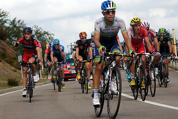 El colombiano Esteban Chaves, subcampeón del Giro de Italia 2016. Foto: Alberto Brevers.