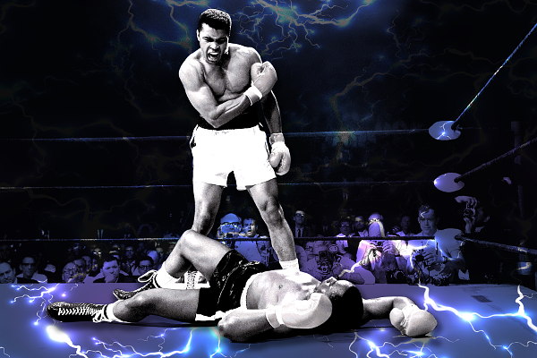 Muhammad Ali. Ilustración: Ian Ransley.