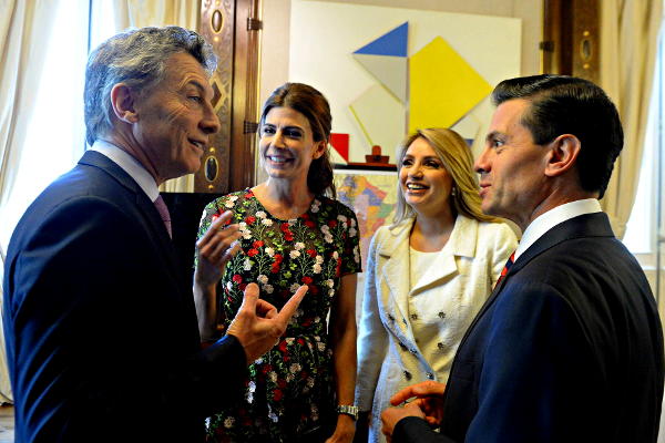 Macri y Peña Nieto. Foto: Casa Rosada.