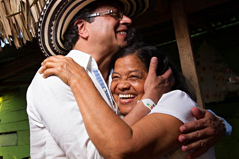 Gustavo Petro. Foto: César David Martínez (campaña).