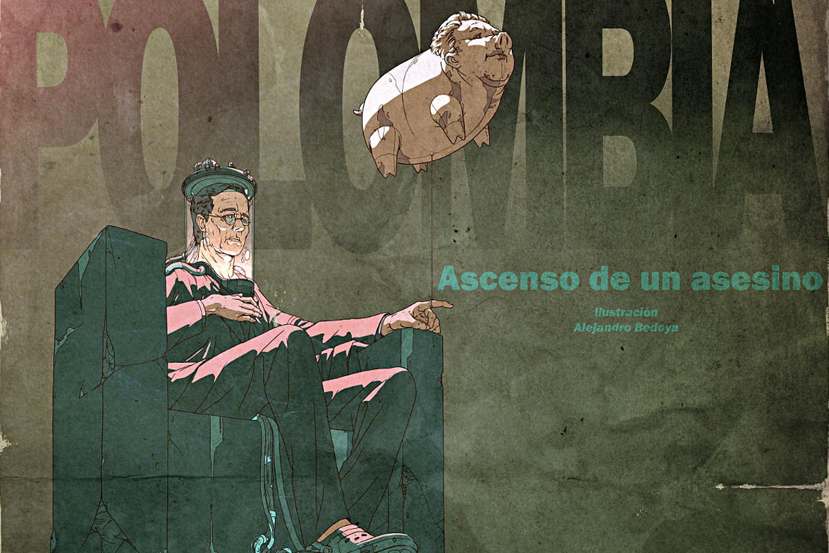 "Polombia: ascenso de un asesino". Ilustración: Alejandro Bedoya