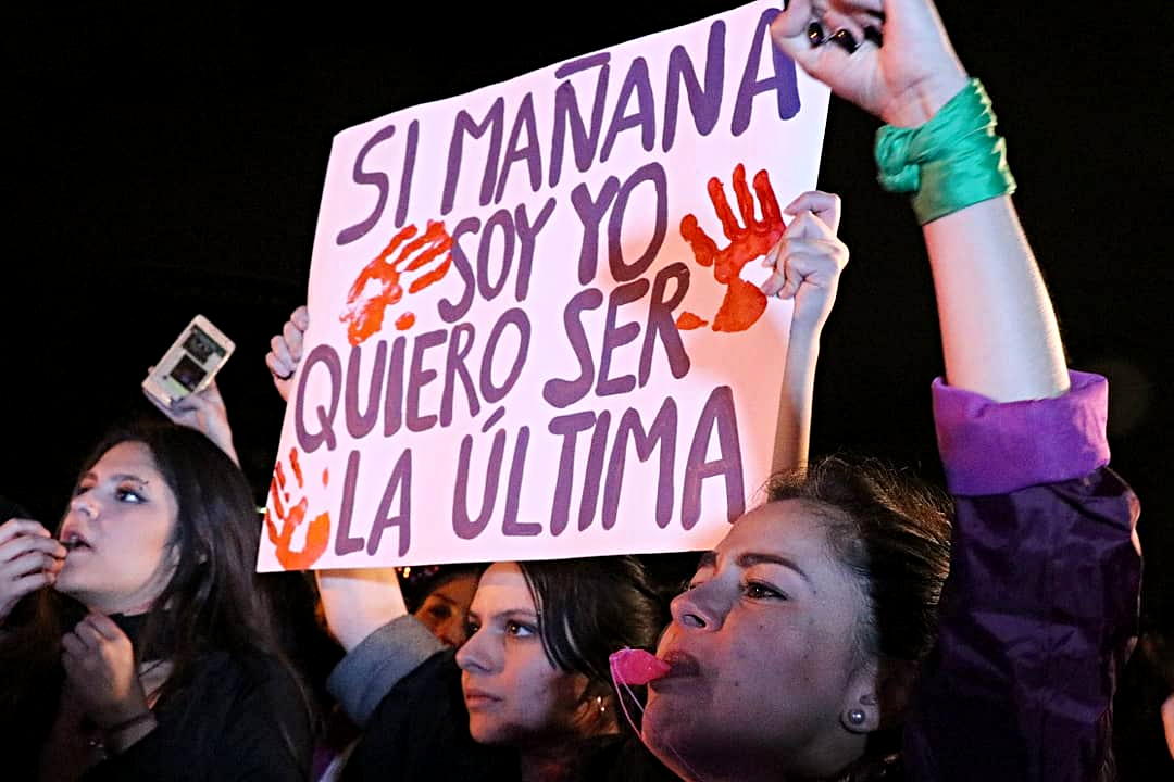 El 25 de noviembre se juntaron las voces de quienes exigen el fin de la violencia contra las mujeres en el marco del paro nacional. Foto: Andrés Monroy Gómez.