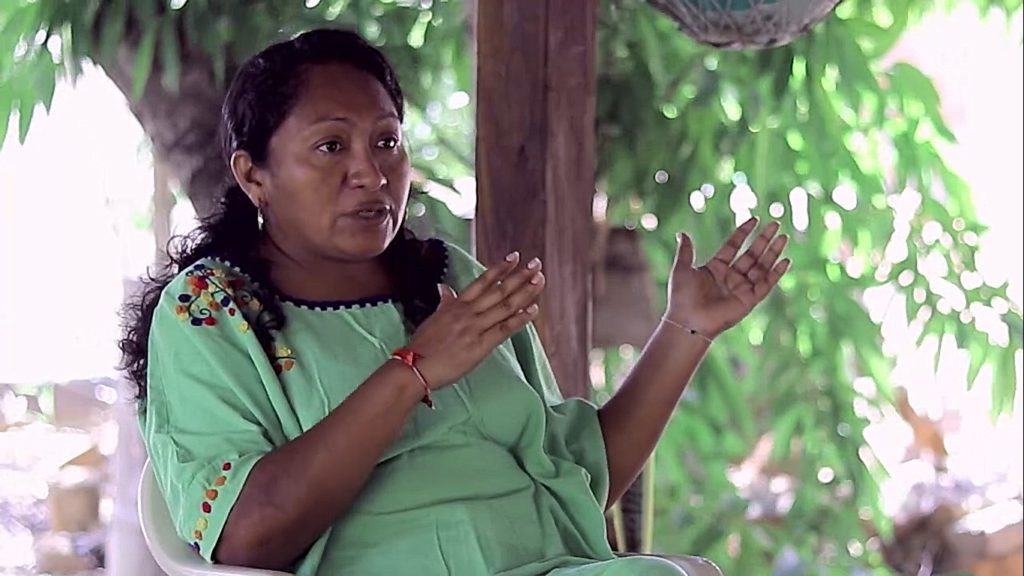 Jakeline Romero Epieyu, lideresa wayúu. Foto: Escuela de Comunicación Wayúu.
